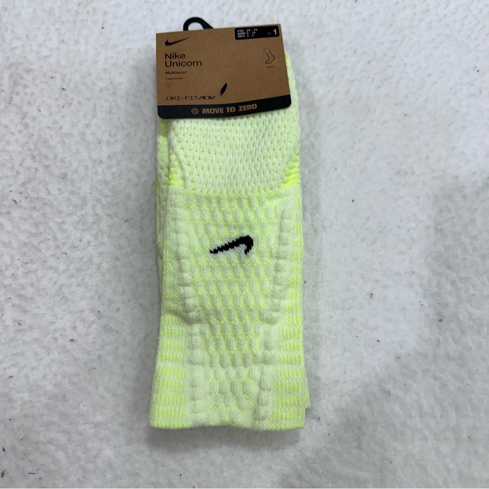 Nike Yellow Unicorn Socks